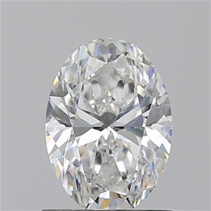 Picture of Natural Diamond 1.01 Carats, Oval with  Cut, F Color, SI2 Clarity and Certified by GIA