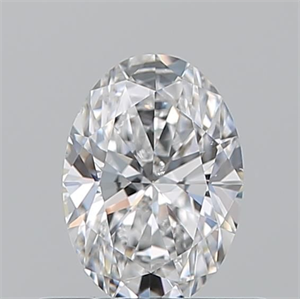 Picture of Natural Diamond 0.50 Carats, Oval with  Cut, D Color, SI1 Clarity and Certified by GIA