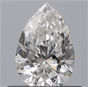 Natural Diamond 0.44 Carats, Pear with  Cut, D Color, IF Clarity and Certified by GIA