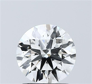Picture of Lab Grown Diamond 1.50 Carats, Round with Ideal Cut, E Color, VVS2 Clarity and Certified by IGI