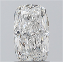 Natural Diamond 1.20 Carats, Cushion with  Cut, F Color, SI1 Clarity and Certified by GIA