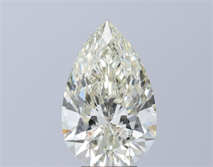 Picture of Natural Diamond 5.17 Carats, Pear with  Cut, J Color, SI1 Clarity and Certified by HRD
