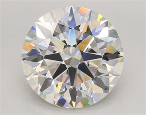 Picture of Lab Grown Diamond 6.04 Carats, Round with Ideal Cut, F Color, VVS2 Clarity and Certified by IGI