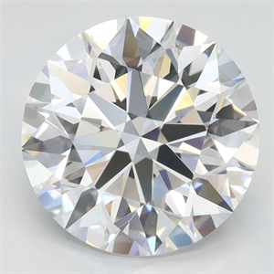 Picture of Lab Grown Diamond 3.01 Carats, Round with Ideal Cut, D Color, IF Clarity and Certified by IGI
