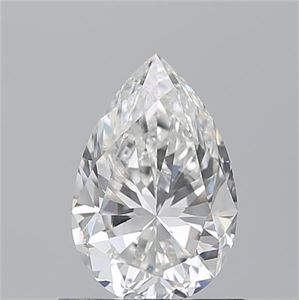 Picture of Natural Diamond 0.90 Carats, Pear with  Cut, F Color, VS2 Clarity and Certified by GIA