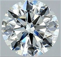 Natural Diamond 3.01 Carats, Round with Excellent Cut, I Color, SI1 Clarity and Certified by GIA