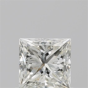 Picture of Natural Diamond 0.70 Carats, Princess with  Cut, J Color, VVS2 Clarity and Certified by GIA