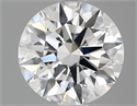 Lab Grown Diamond 1.02 Carats, Round with Ideal Cut, D Color, VS1 Clarity and Certified by IGI