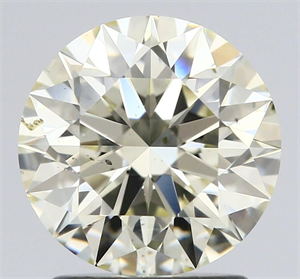 Picture of Natural Diamond 1.60 Carats, Round with Excellent Cut, N Color, SI1 Clarity and Certified by GIA
