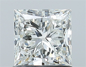 Picture of Natural Diamond 1.00 Carats, Princess with  Cut, I Color, VS2 Clarity and Certified by GIA