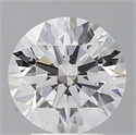 Lab Grown Diamond 3.51 Carats, Round with Ideal Cut, E Color, VS1 Clarity and Certified by IGI
