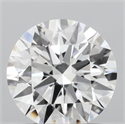 Lab Grown Diamond 1.22 Carats, Round with Ideal Cut, D Color, VS1 Clarity and Certified by IGI