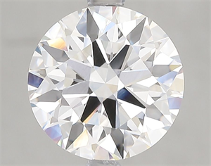 Picture of Lab Grown Diamond 3.08 Carats, Round with Ideal Cut, E Color, VVS2 Clarity and Certified by IGI