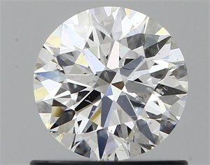 Picture of Natural Diamond 0.74 Carats, Round with Excellent Cut, D Color, SI2 Clarity and Certified by GIA
