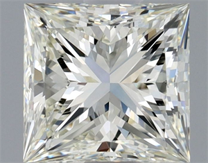 Picture of Natural Diamond 1.01 Carats, Princess with  Cut, J Color, VS2 Clarity and Certified by GIA