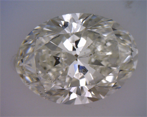 Picture of Natural Diamond 1.70 Carats, Oval with  Cut, J Color, SI2 Clarity and Certified by GIA