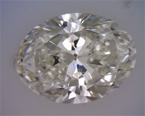 Picture of Natural Diamond 1.70 Carats, Oval with  Cut, J Color, SI2 Clarity and Certified by GIA