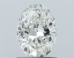Picture of Natural Diamond 0.90 Carats, Oval with  Cut, H Color, VVS2 Clarity and Certified by GIA