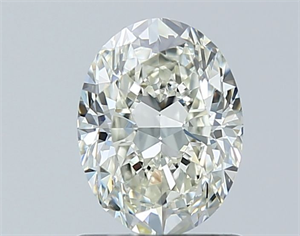 Foto Diamante Natural 1.01 quilates, Ovalado , Color J, claridad VS1 y certificado GIA de