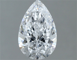 Picture of Natural Diamond 1.03 Carats, Pear with  Cut, D Color, FL Clarity and Certified by GIA