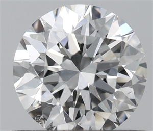 Picture of Natural Diamond 0.46 Carats, Round with Excellent Cut, E Color, SI1 Clarity and Certified by IGI