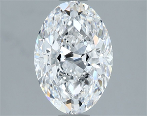 Picture of Natural Diamond 1.80 Carats, Oval with  Cut, D Color, VVS2 Clarity and Certified by GIA