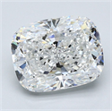 Natural Diamond 3.02 Carats, Cushion with  Cut, F Color, VVS1 Clarity and Certified by GIA