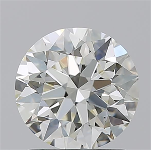 Picture of Natural Diamond 1.30 Carats, Round with Excellent Cut, J Color, VS1 Clarity and Certified by IGI