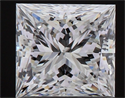 Natural Diamond 0.90 Carats, Princess with  Cut, D Color, VS2 Clarity and Certified by GIA