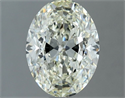Diamante Natural 1.31 quilates, Ovalado , Color J, claridad IF y certificado IGI