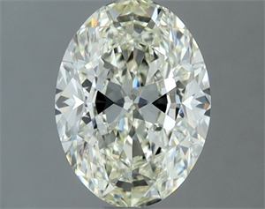 Foto Diamante Natural 1.31 quilates, Ovalado , Color J, claridad IF y certificado IGI de