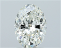 Natural Diamond 1.21 Carats, Oval with  Cut, I Color, SI1 Clarity and Certified by GIA