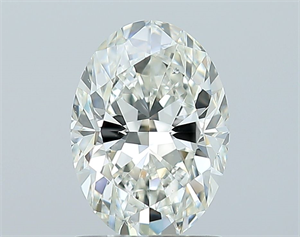Picture of Natural Diamond 1.21 Carats, Oval with  Cut, I Color, SI1 Clarity and Certified by GIA