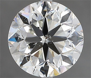 Picture of Natural Diamond 3.01 Carats, Round with Very Good Cut, H Color, SI1 Clarity and Certified by IGI