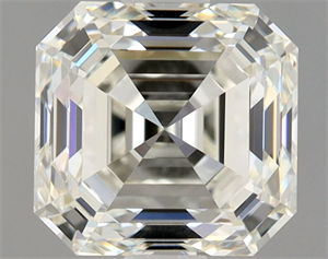 Picture of Natural Diamond 1.01 Carats, Asscher with  Cut, K Color, VVS2 Clarity and Certified by GIA