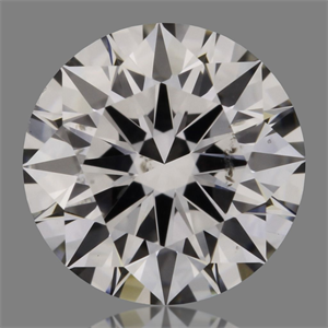 Picture of Natural Diamond 0.56 Carats, Round with Excellent Cut, E Color, SI2 Clarity and Certified by GIA
