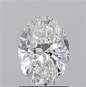 Picture of Natural Diamond 1.20 Carats, Oval with  Cut, G Color, VS2 Clarity and Certified by GIA