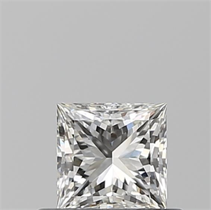 Picture of Natural Diamond 0.50 Carats, Princess with  Cut, G Color, IF Clarity and Certified by GIA