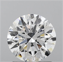 Lab Grown Diamond 1.33 Carats, Round with Ideal Cut, G Color, VS1 Clarity and Certified by IGI