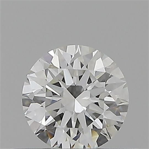 Foto Diamante Natural 0.40 quilates, Redondo , Color G, claridad IF y certificado GIA de