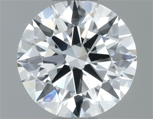 Foto Diamante Natural 0.50 quilates, Redondo , Color F, claridad VVS2 y certificado IGI de