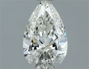Picture of Natural Diamond 0.50 Carats, Pear with  Cut, I Color, VVS2 Clarity and Certified by GIA