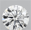 Lab Grown Diamond 1.04 Carats, Round with Ideal Cut, D Color, VVS2 Clarity and Certified by IGI
