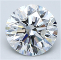 Diamante Natural 2.71 quilates, Redondo , Color E, claridad VVS1 y certificado GIA