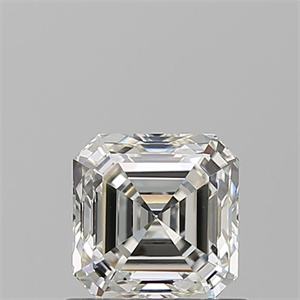 Foto Diamante Natural 0.90 quilates, Asscher , Color I, claridad VS1 y certificado GIA de