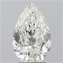 Natural Diamond 2.50 Carats, Pear with  Cut, H Color, VS1 Clarity and Certified by GIA