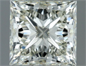 Natural Diamond 1.00 Carats, Princess with  Cut, J Color, VVS1 Clarity and Certified by IGI