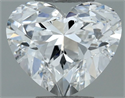 Natural Diamond 0.50 Carats, Heart with  Cut, E Color, SI1 Clarity and Certified by GIA