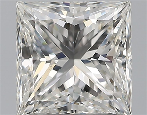 Picture of Natural Diamond 1.01 Carats, Princess with  Cut, F Color, VS1 Clarity and Certified by GIA