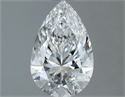 Diamante Natural 1.00 quilates, De pera , Color F, claridad VS2 y certificado GIA